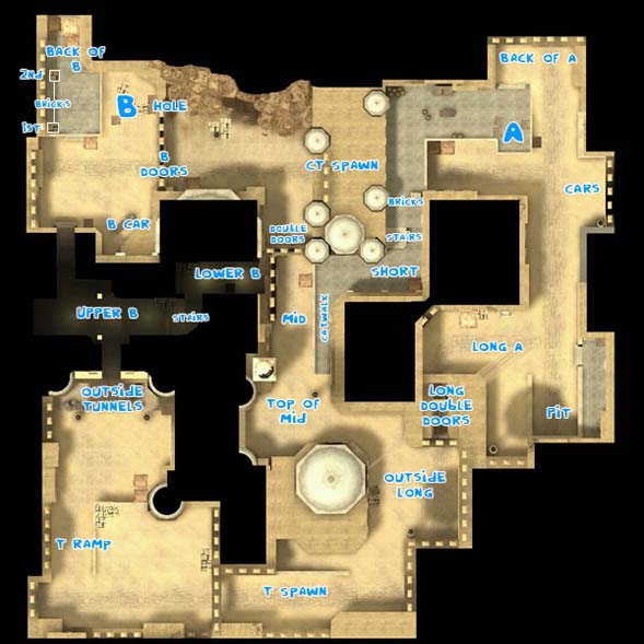 de_dust2 areas